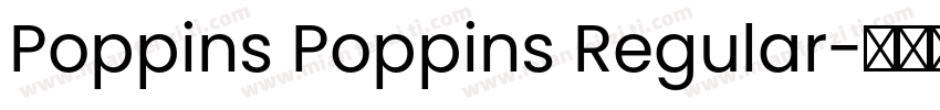 Poppins Poppins Regular字体转换